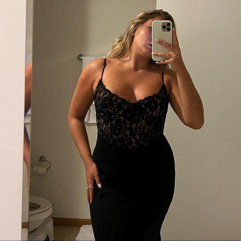 House of CB lace corset dress